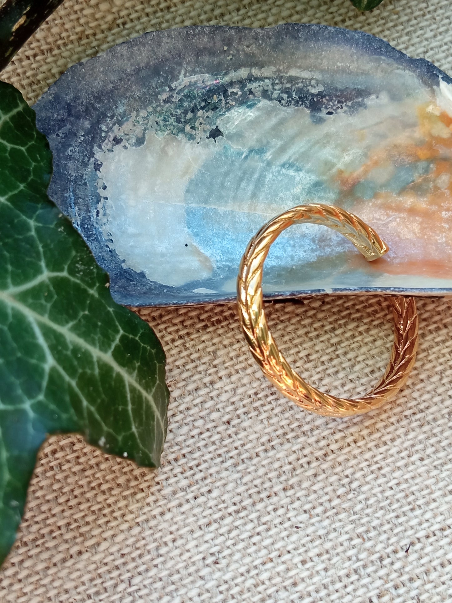 Vergoldeter Ring , Marina